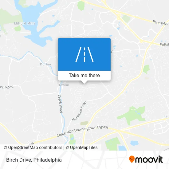 Birch Drive map