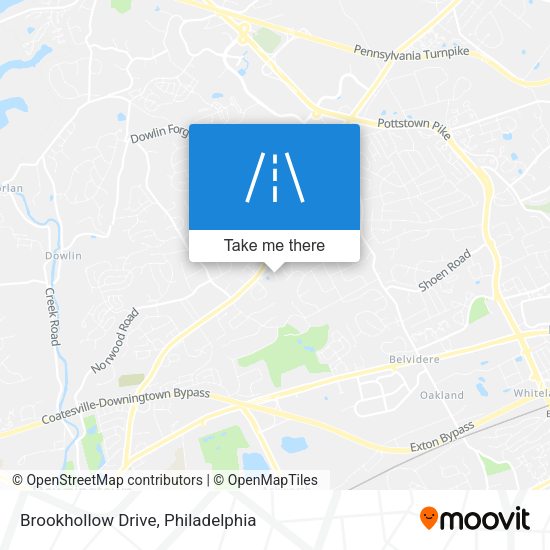 Brookhollow Drive map