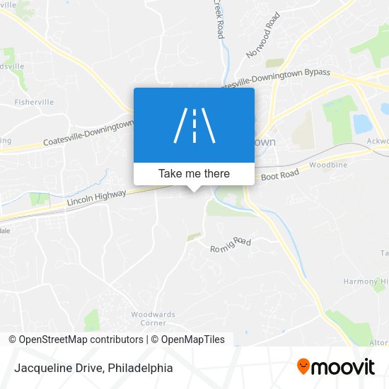 Mapa de Jacqueline Drive