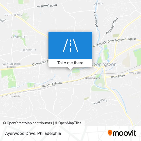 Ayerwood Drive map