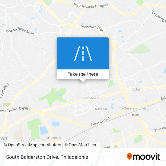 Mapa de South Balderston Drive