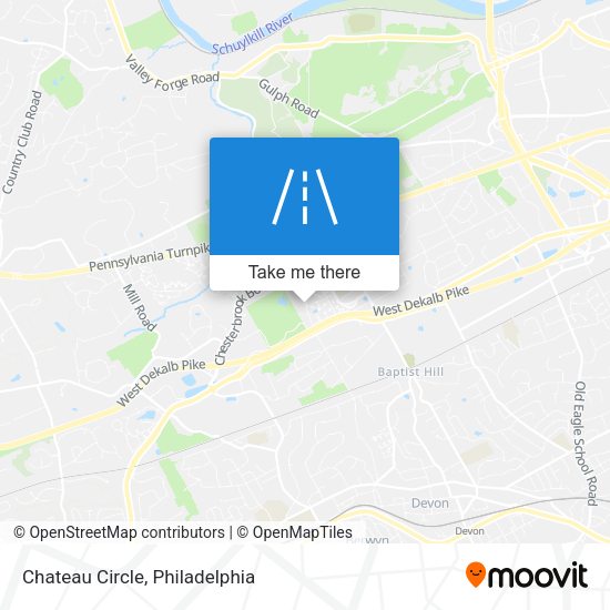 Chateau Circle map