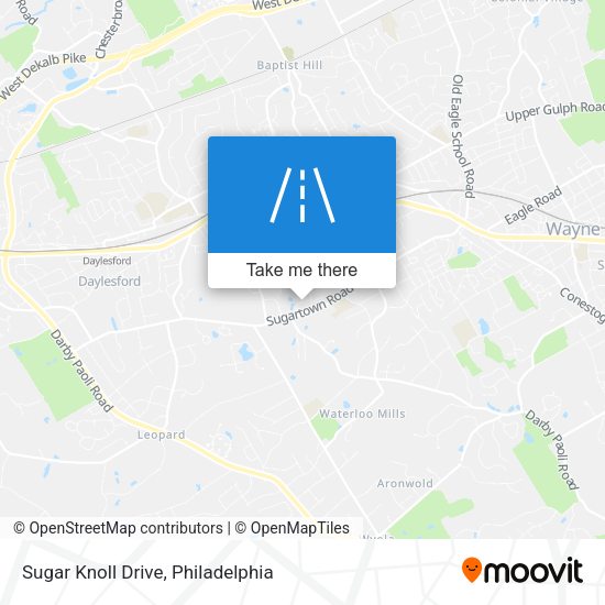 Sugar Knoll Drive map