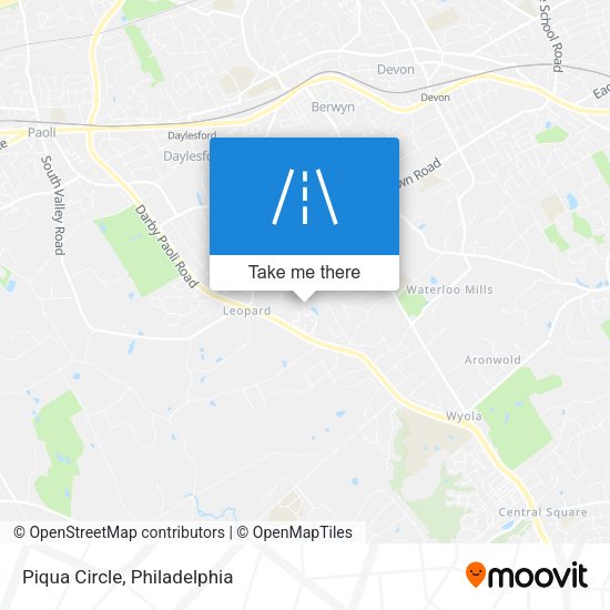 Mapa de Piqua Circle
