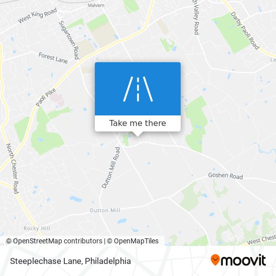 Steeplechase Lane map