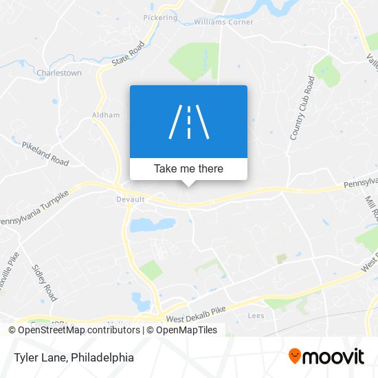 Mapa de Tyler Lane