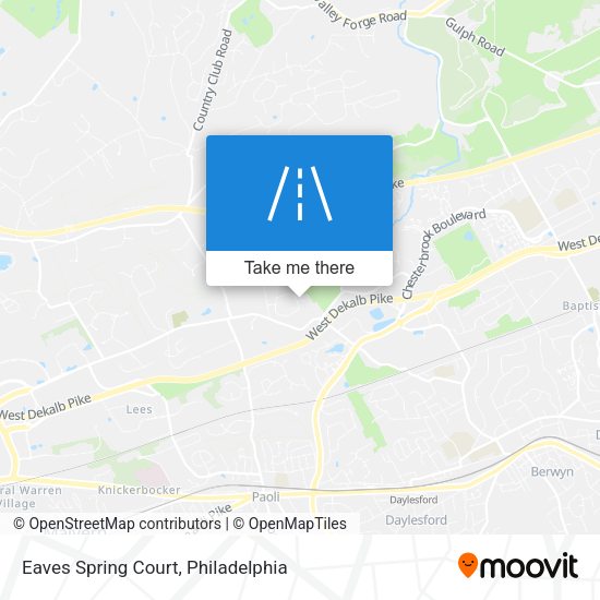 Eaves Spring Court map