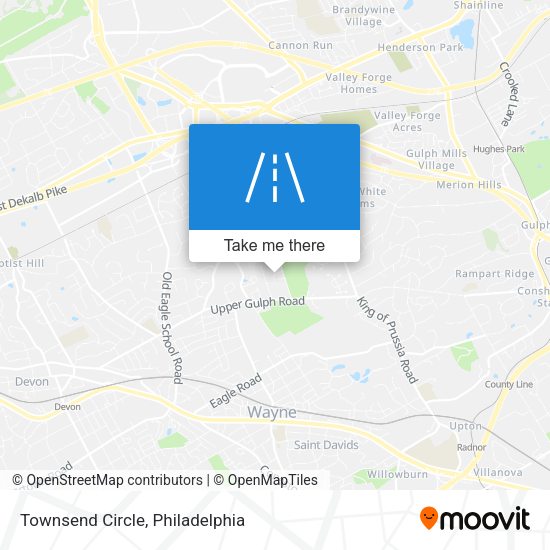 Townsend Circle map