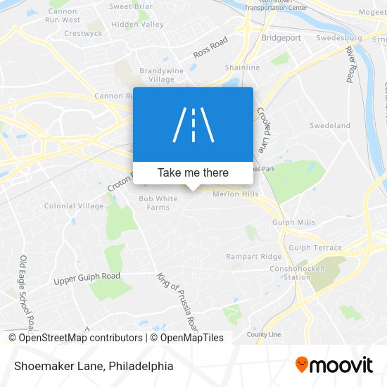 Shoemaker Lane map