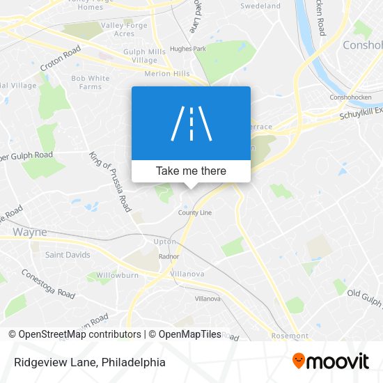 Ridgeview Lane map