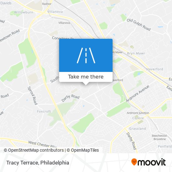 Tracy Terrace map