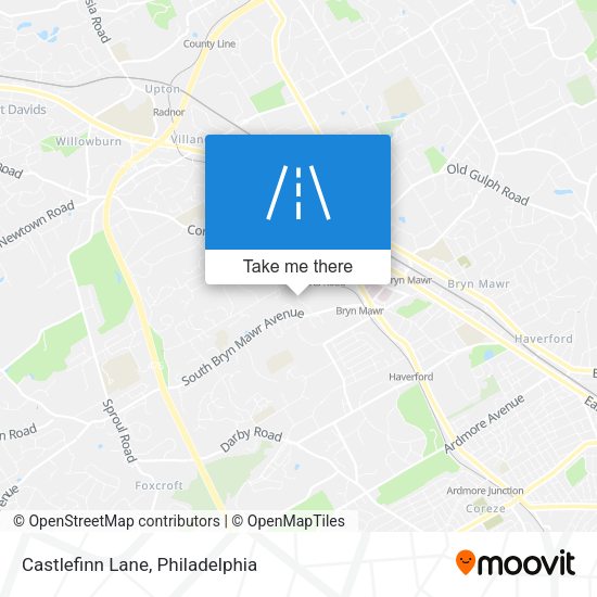 Castlefinn Lane map