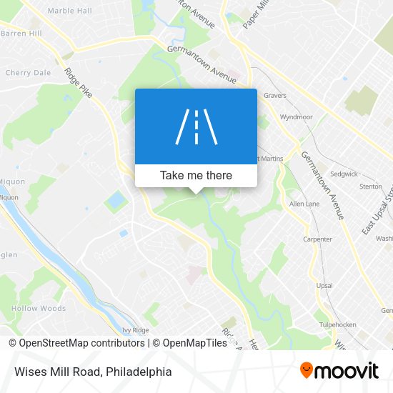 Mapa de Wises Mill Road