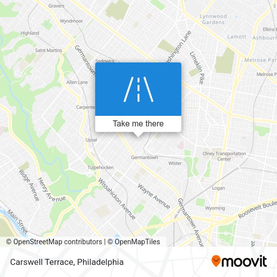 Mapa de Carswell Terrace