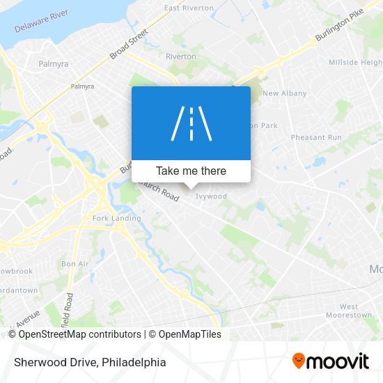 Sherwood Drive map