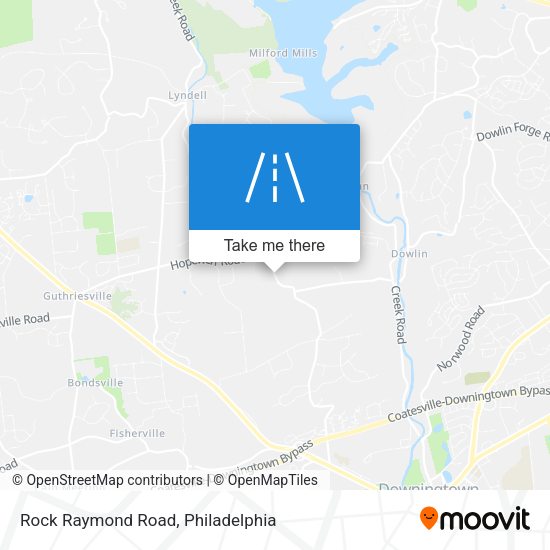 Mapa de Rock Raymond Road
