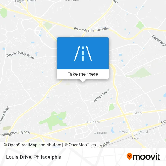 Louis Drive map