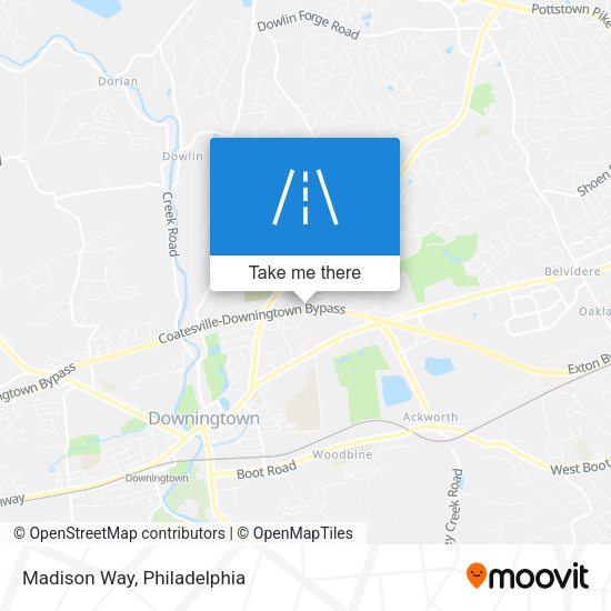 Mapa de Madison Way