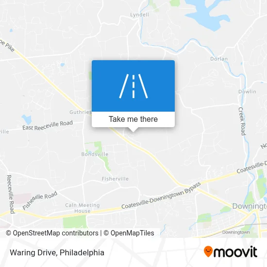 Waring Drive map