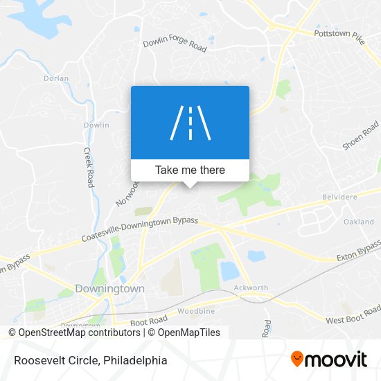 Roosevelt Circle map