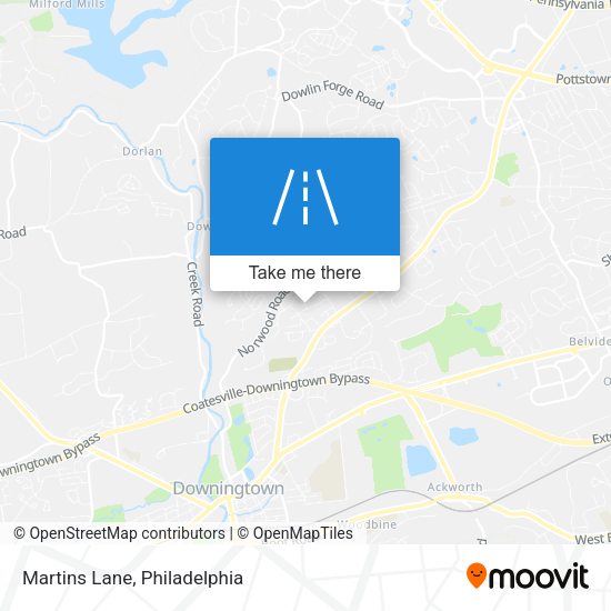 Mapa de Martins Lane