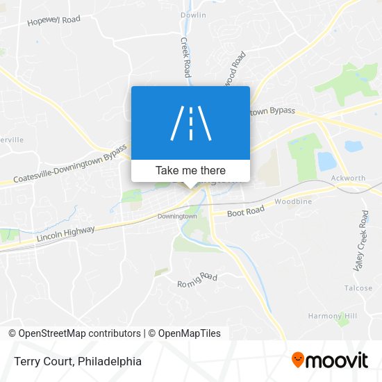 Terry Court map