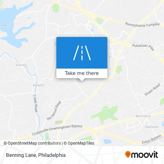 Mapa de Benning Lane