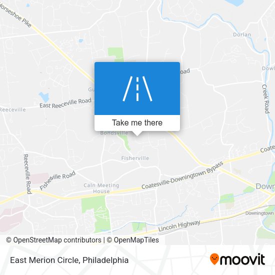 East Merion Circle map
