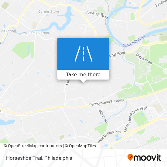 Mapa de Horseshoe Trail