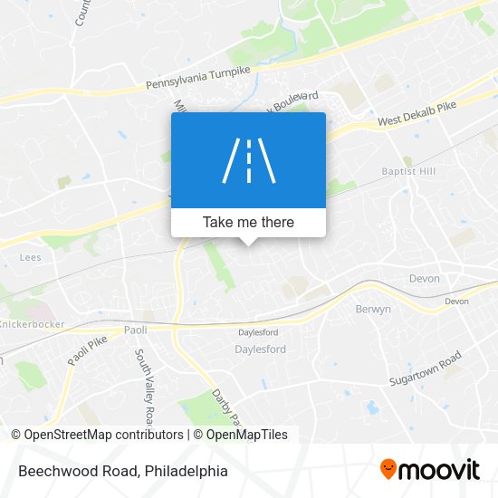 Mapa de Beechwood Road