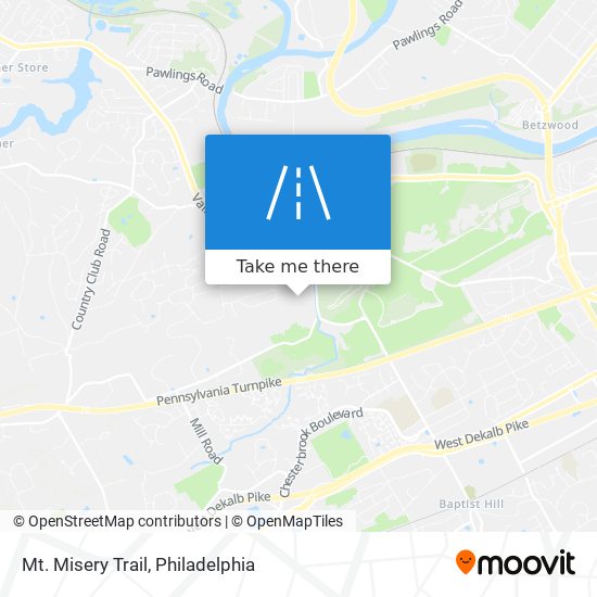 Mt. Misery Trail map