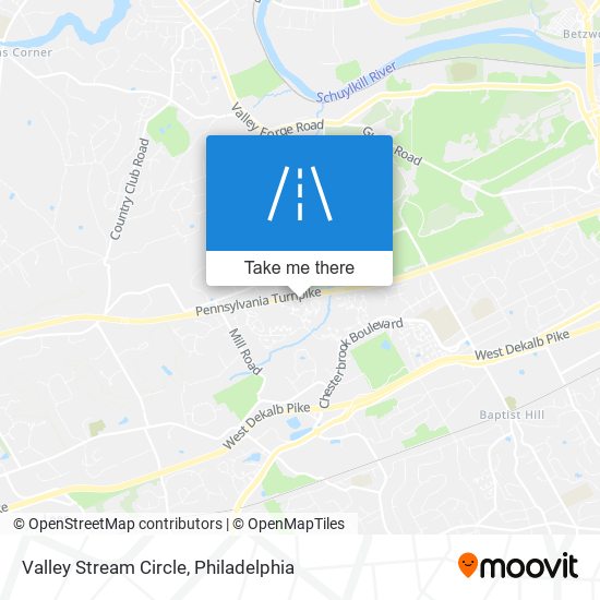 Valley Stream Circle map