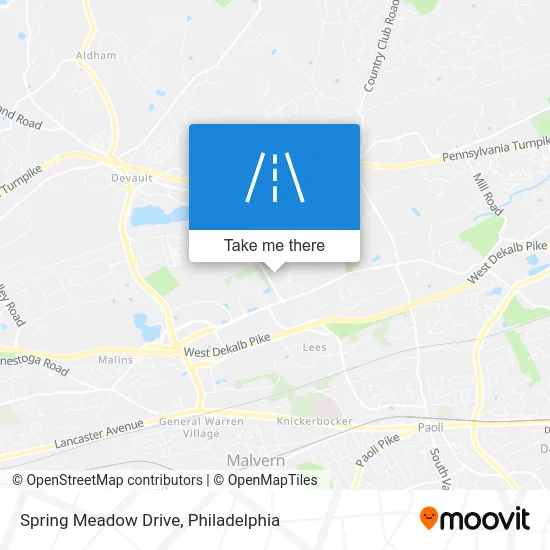 Spring Meadow Drive map