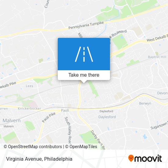 Virginia Avenue map