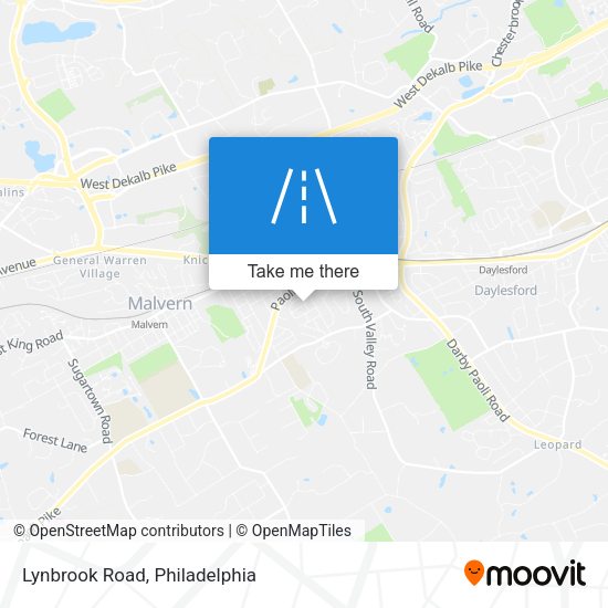 Lynbrook Road map
