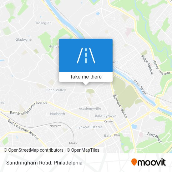 Sandringham Road map