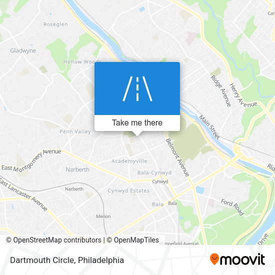 Mapa de Dartmouth Circle