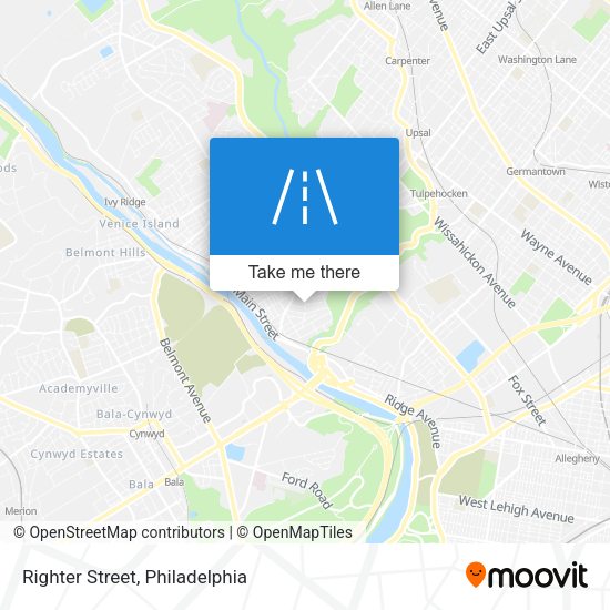 Mapa de Righter Street