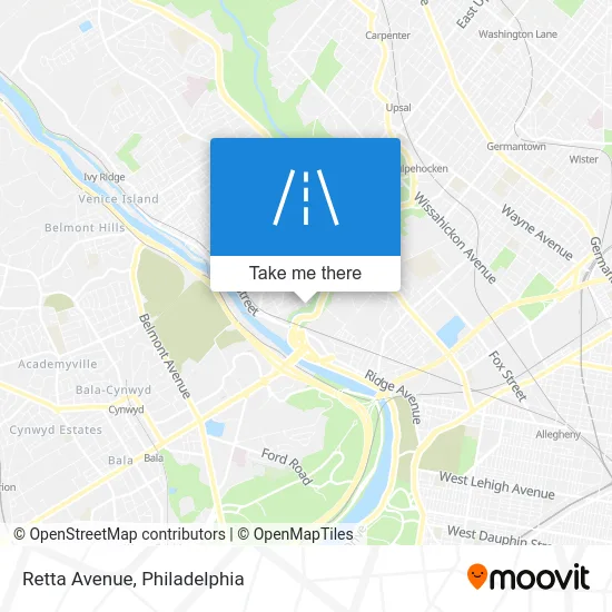 Retta Avenue map