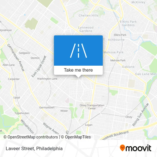 Mapa de Laveer Street