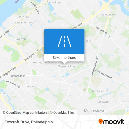 Foxcroft Drive map