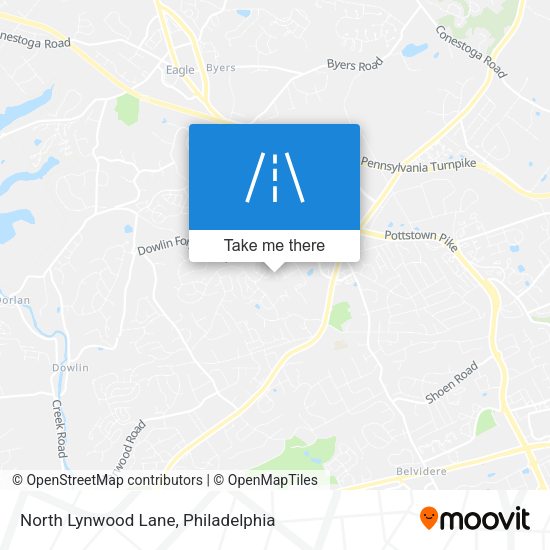 North Lynwood Lane map