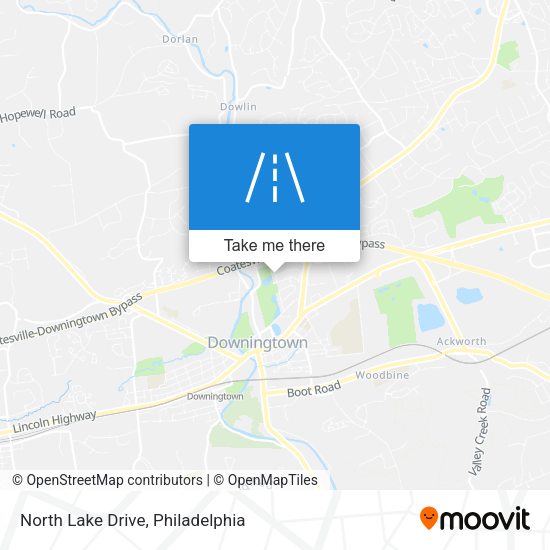 North Lake Drive map