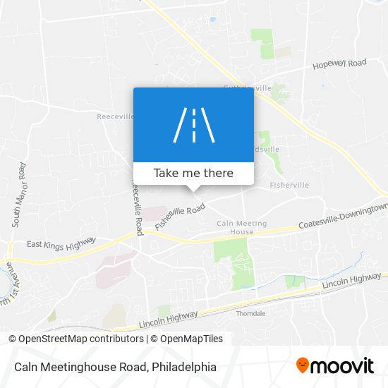 Mapa de Caln Meetinghouse Road