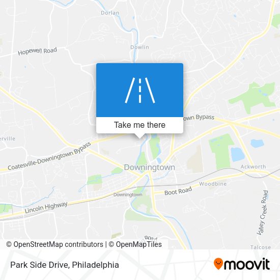 Park Side Drive map
