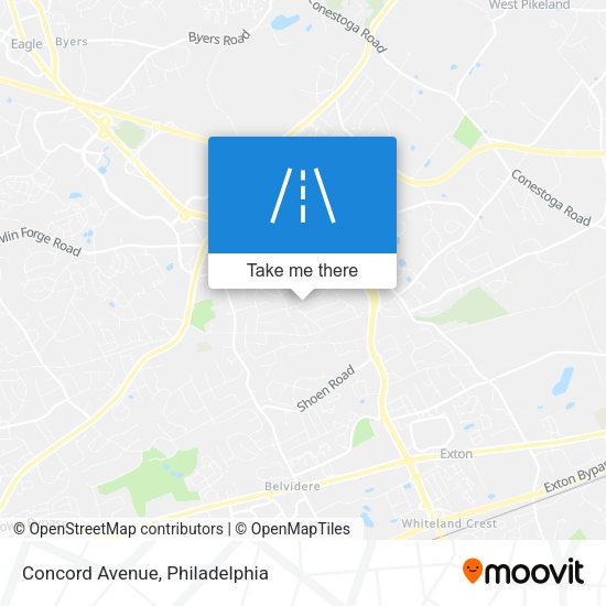 Concord Avenue map