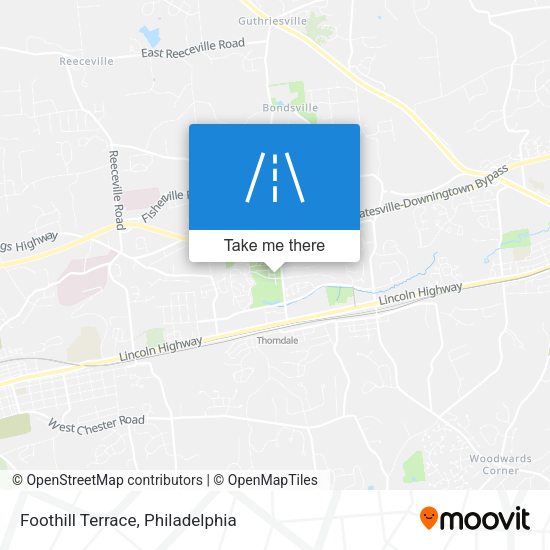 Mapa de Foothill Terrace