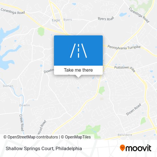 Mapa de Shallow Springs Court