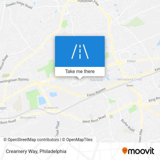 Mapa de Creamery Way