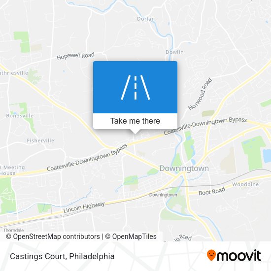 Mapa de Castings Court